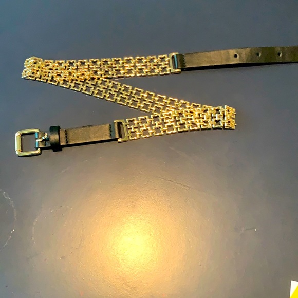 BCBGMaxAzria Accessories - BCBG gold waist belt
